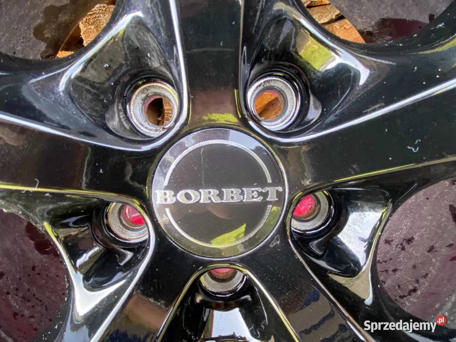 Felgi aluminiowe 17 Borbet opony Audi Seat Skoda