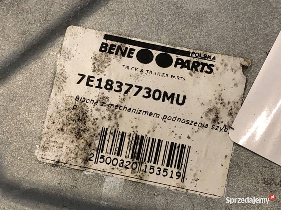 PODNOŚNIK SZYBY PRAWY PRZÓD VW TRANSPORTER T5