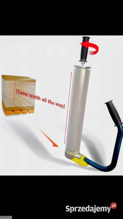 Metalowy dyspenserrozwijacz do folii stretch Polanów