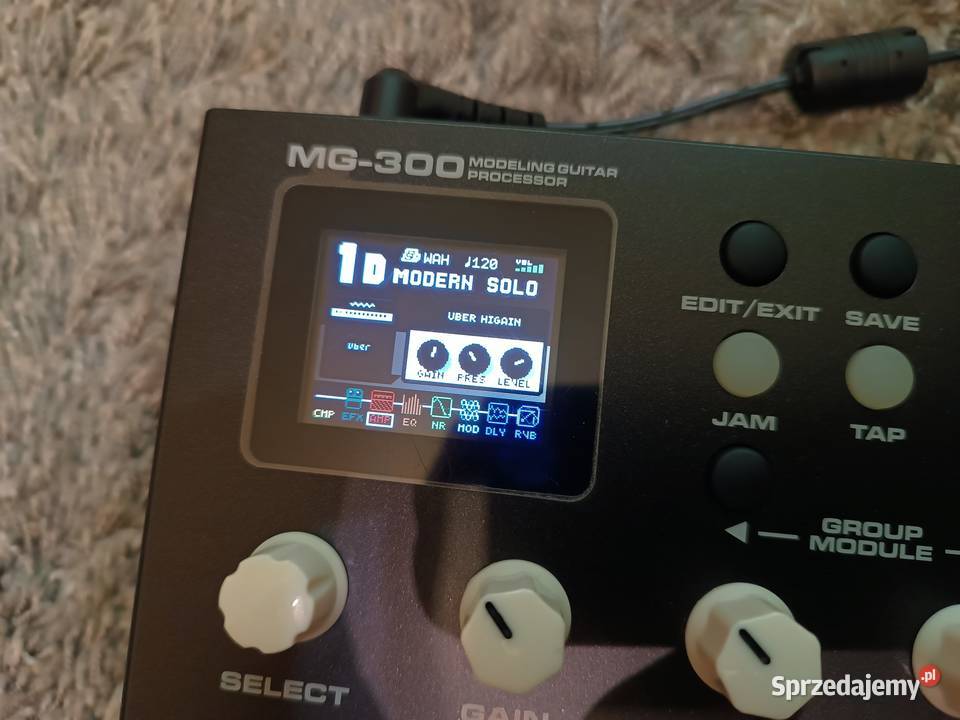 Multiefekt Gitarowy NUX MG300 stan Łódź