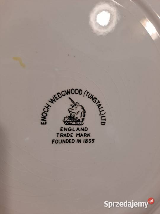 Porcelana angielska talerz Enoch Wedgwood małopolskie