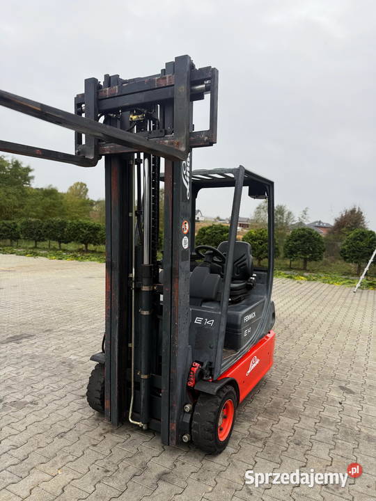 wózek widłowy elektryczny LINDE E1402 Triplex elektryczny Działoszyn