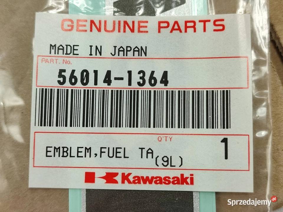 NAKLEJKA EMBLEMAT NA BAK KAWASAKI ER500A2 ER5 lubelskie sprzedam