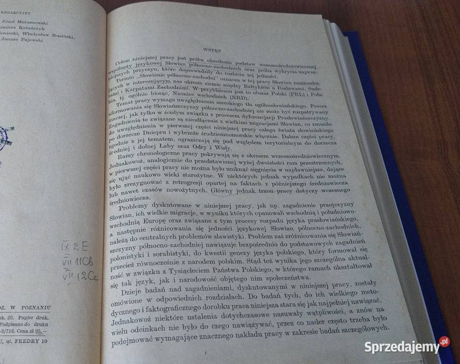 Słowiańszczyzna północnozachodnia podstawy Książki naukowe i popularnonaukowe Kultura i Rozrywka Gdańsk sprzedam
