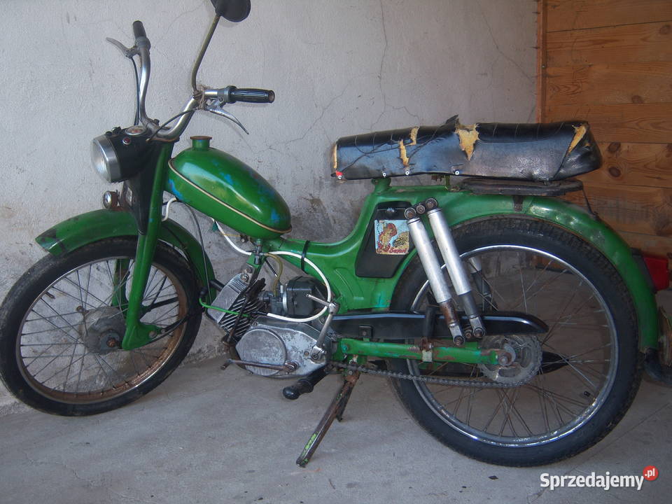 Motorower Komar sztywniak Romet 50 Wielgomłyny