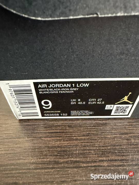ButySneakersy Air Jordan 1 Low 553558152 Nike Kraków sprzedam