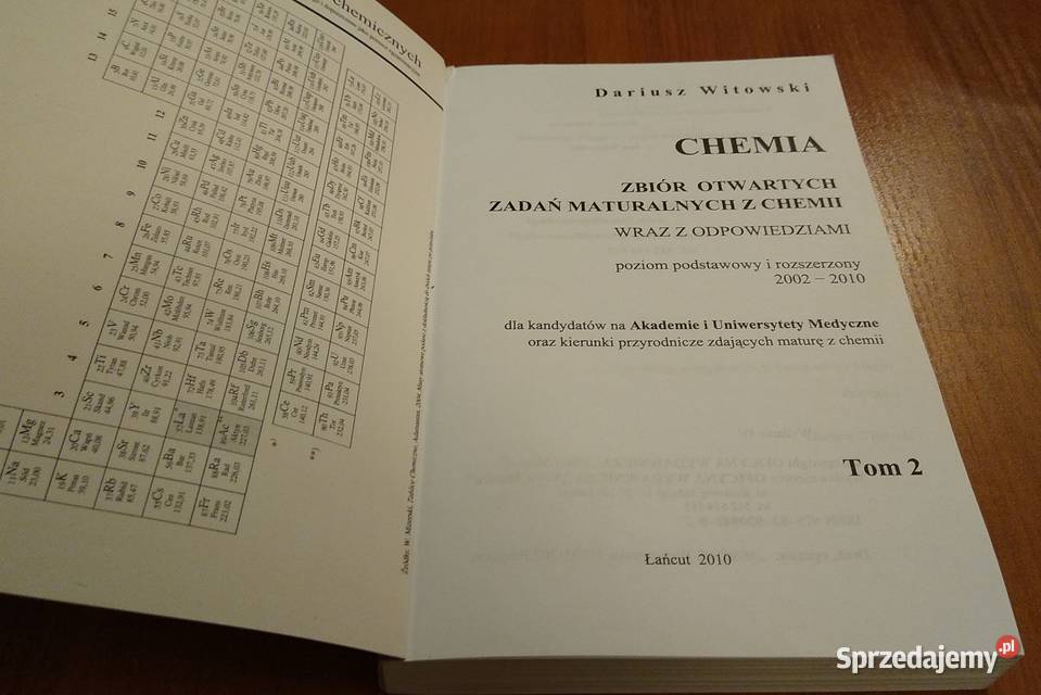 Chemia zbiór otwartych zadań maturalnych z Gdańsk