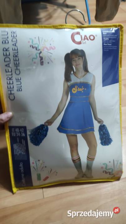 Niebieski kostium cheerleaderki 3436 Książ Wielkopolski sprzedam