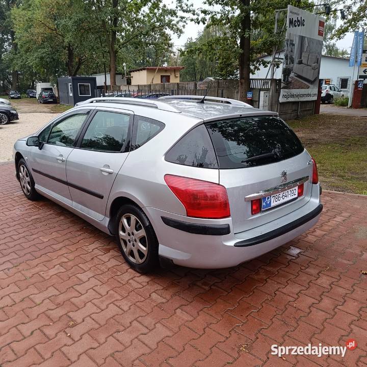Peugeot 407 17 2008 r 18 benzyna Kombi Salon