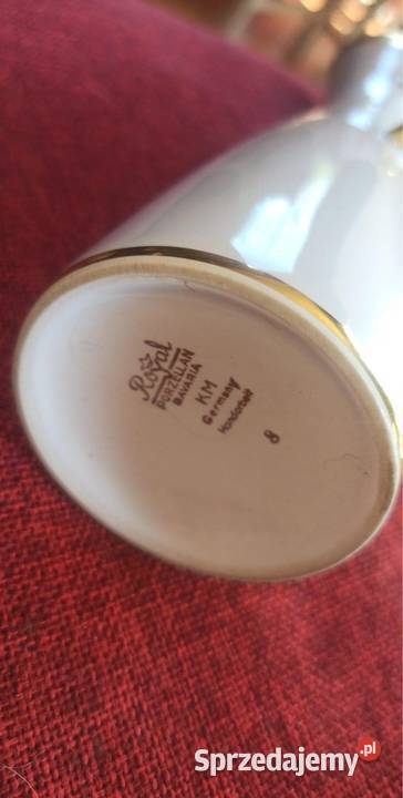 Dzbanek wazon Syg Hackefors Porslin Sweden Porcelana i szkło pomorskie