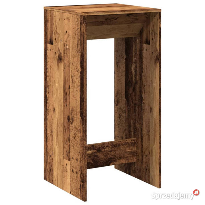 Stolik barowy stare drewno 51x50x1035 WM854425 Warszawa