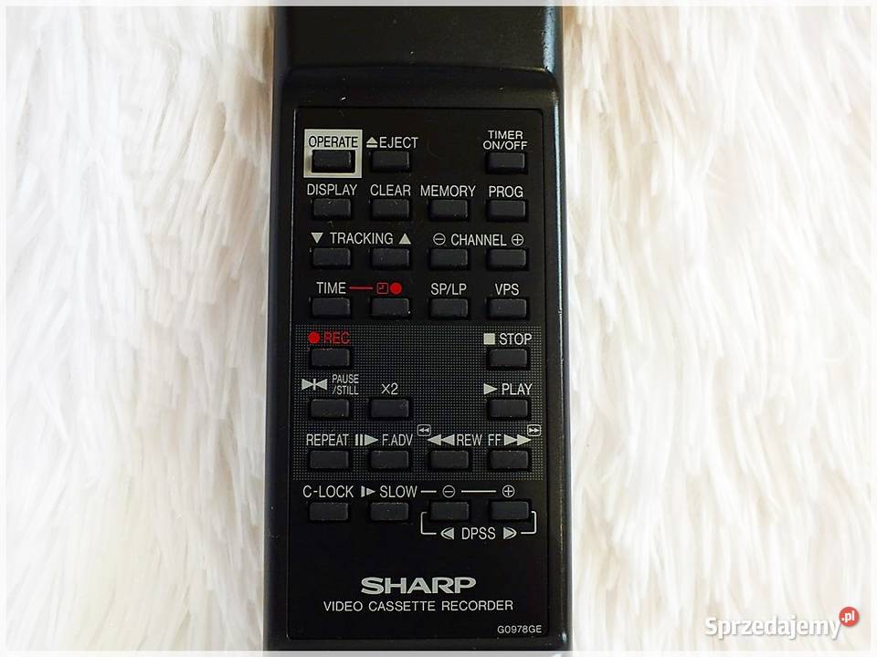 Pilot SHARP G0978GE TV Video Oryginał z lat 90 Żary