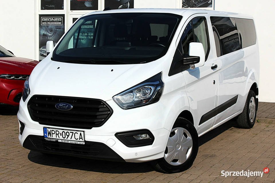 Ford Transit Custom 9osob L2 130 Salon FV23 1WŁ 99000km mazowieckie Sokołów