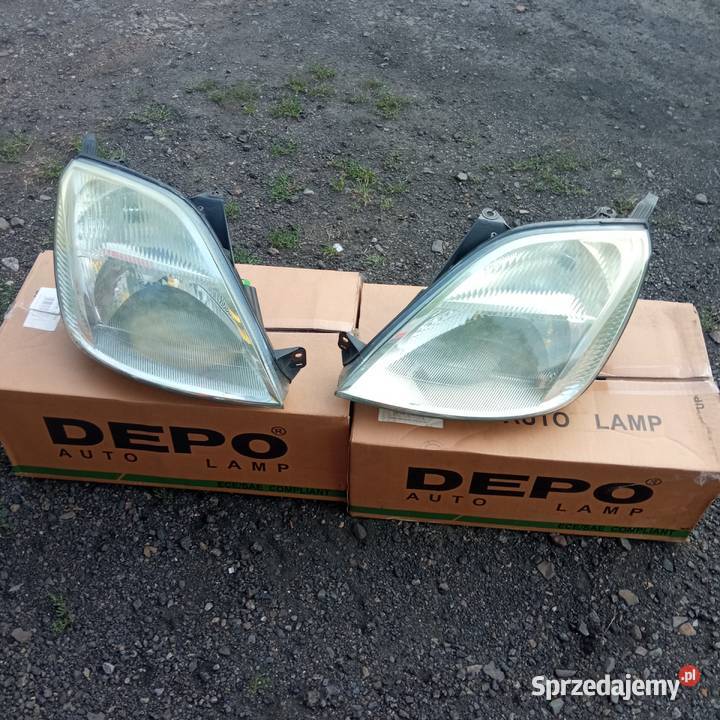 Lampy przednie przód ford fiesta mk5 0205 zachodniopomorskie Szczecin