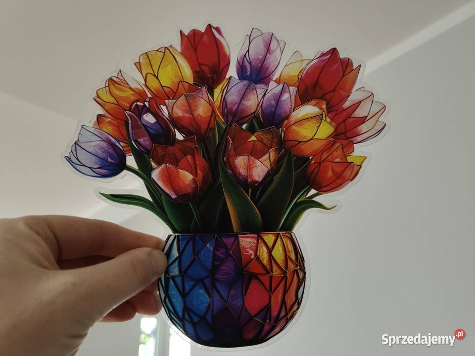 Nowy witraż witrażyk dekoracja okienna łapacz Płock sprzedam