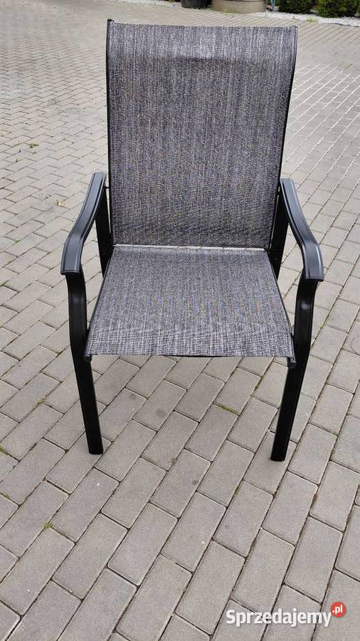 Krzesła ogrodowe patio 4 nowe metal Ostrów Wielkopolski