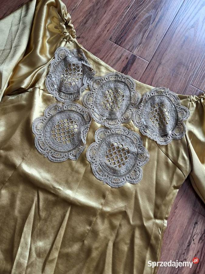 nowa dwuczęściowa kreacja wieczorowa rozmiar XL sprzedam