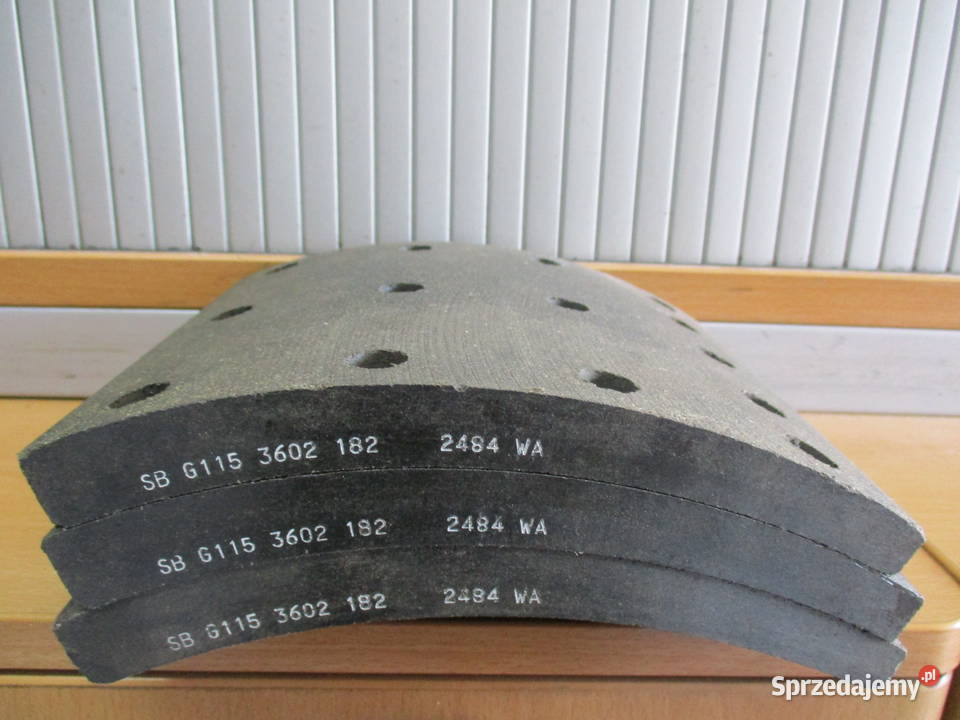 Okładziny szczęk hamulcowych SB G115 3602 182 Mogilno sprzedam