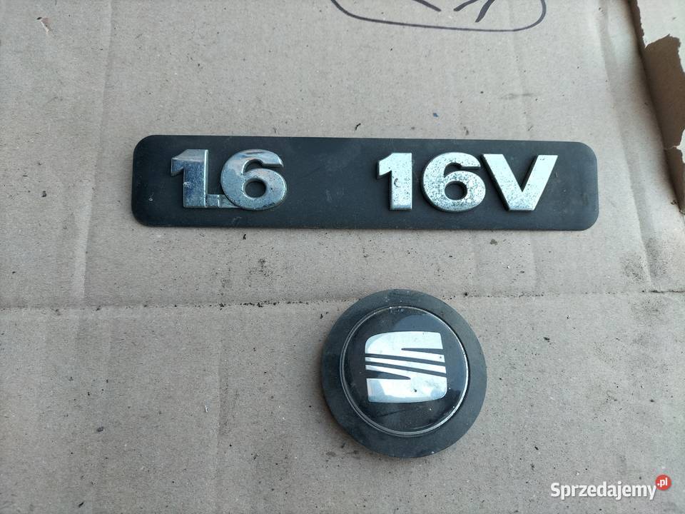 SEAT LEON TOLEDO 2 MK2 16 16V NAPIS EMBLEMAT Kamień-Kolonia
