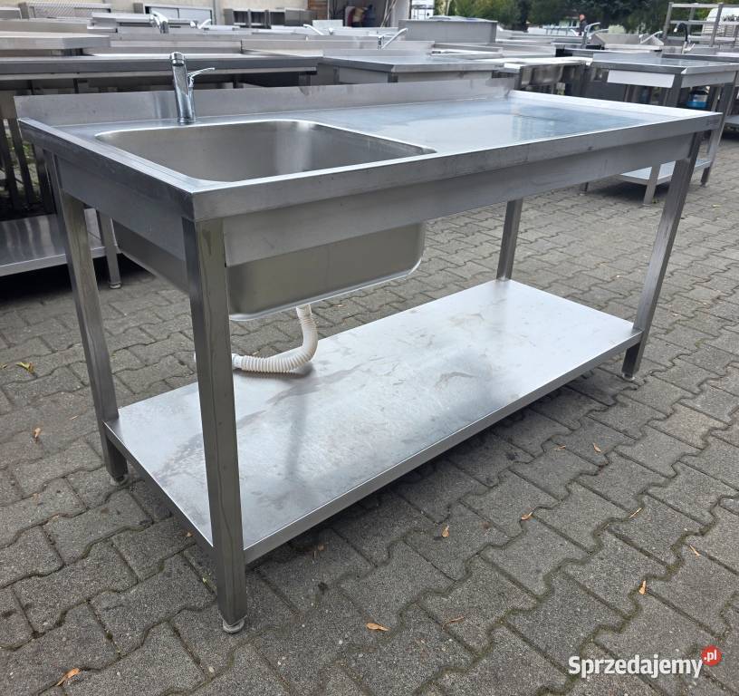 Zlew 1 Komorowy z Półką Duża Komora 1607085 Nowe Skalmierzyce