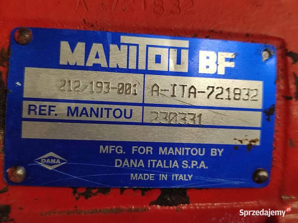 Obudowa półosi 230331 Manitou MLT 835 wielkopolskie Wilkowo