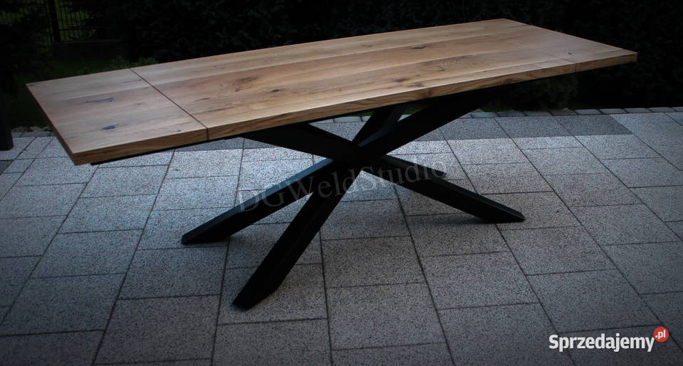 Stół dębowy SPIDER nowoczesny stół pająk loft 80cm Stoły, krzesła, biurka Wieliczka