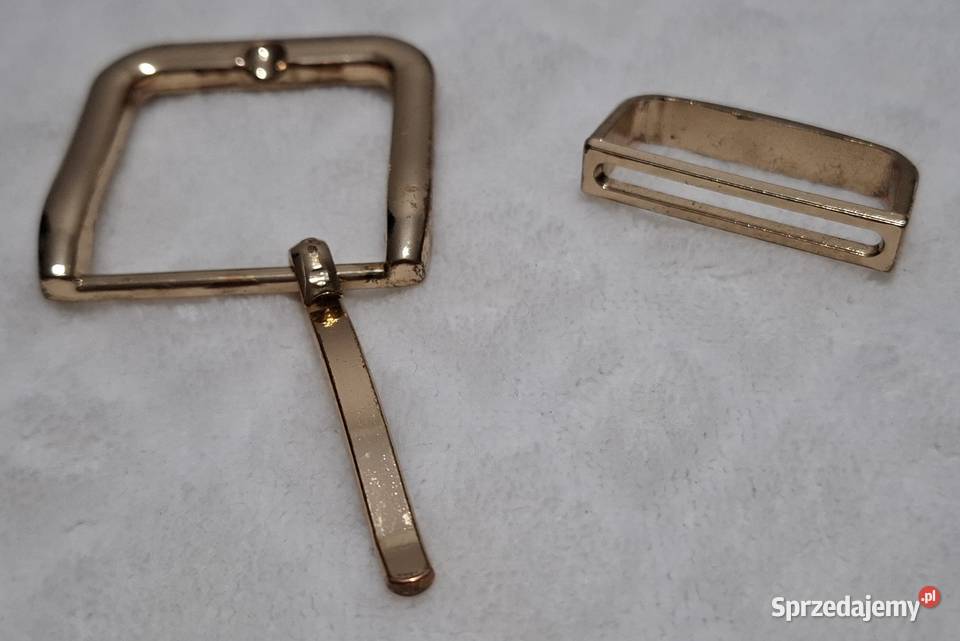 Klamra złota 4x44 szlufka metalowa 29 Czeladź