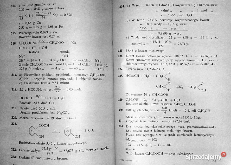 Zbiór zadań z chemii nieorganicznej Zofia miękka Chełm