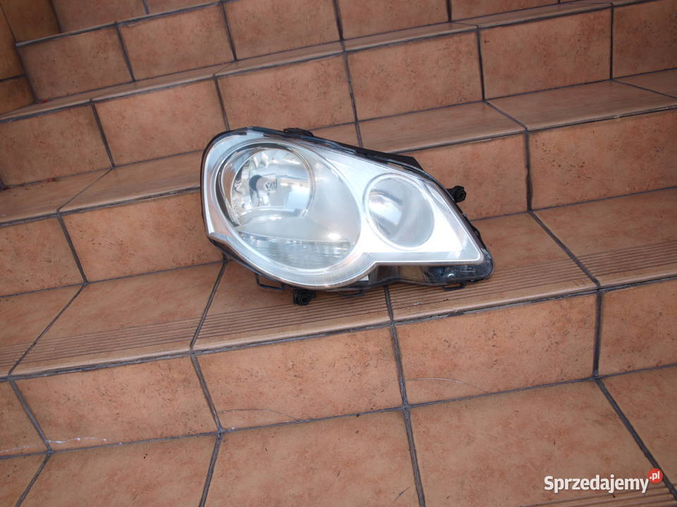 VW Polo 4 IV lampa prawa przód 2005 2009r europa osobowe Lampy przednie Kalisz