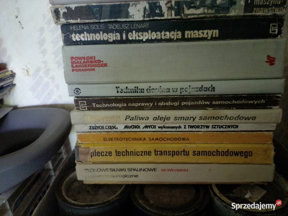 Samochodowe Technikum 16 książek 19821983 Książki i Podręczniki Jarosław