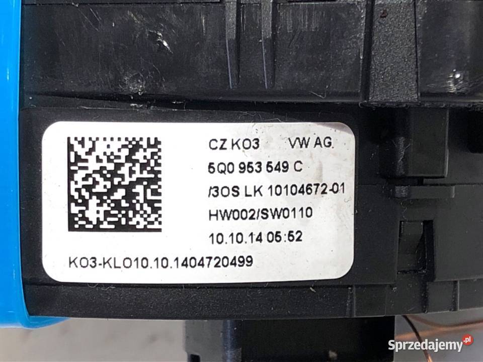 TAŚMA AIRBAG VW GOLF VII 5Q0953549C Hatchback