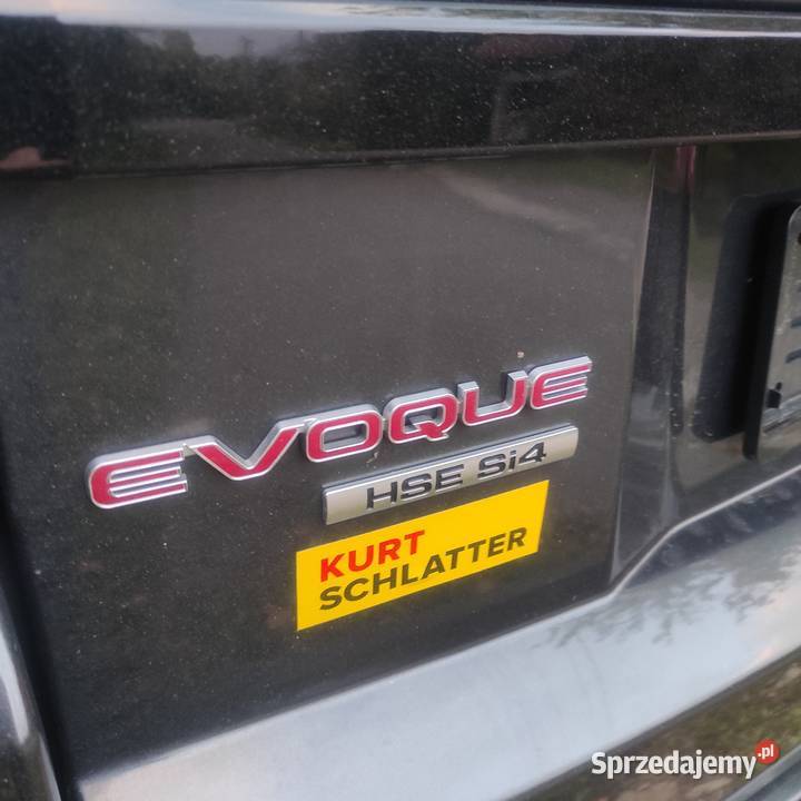 Range Rover evoque 20 benzyna SI4 HSE wersja podkarpackie Lesko
