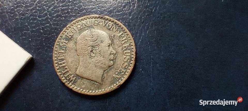 Stare monety 1 srebrny grosz 1868 B Niemcy Lesko
