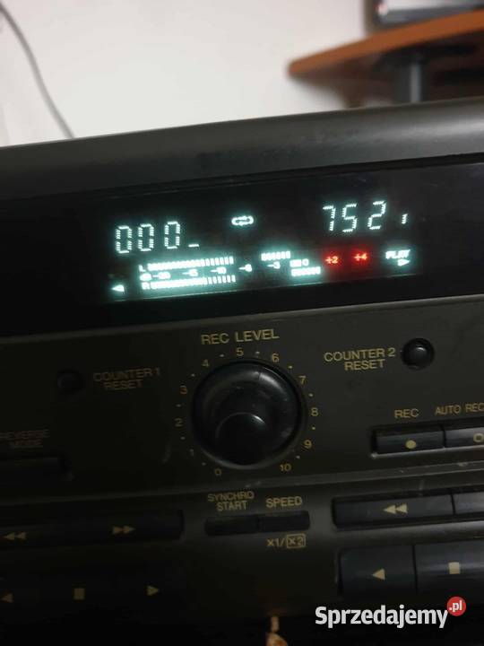 Technics magnetofon dwukasetowy