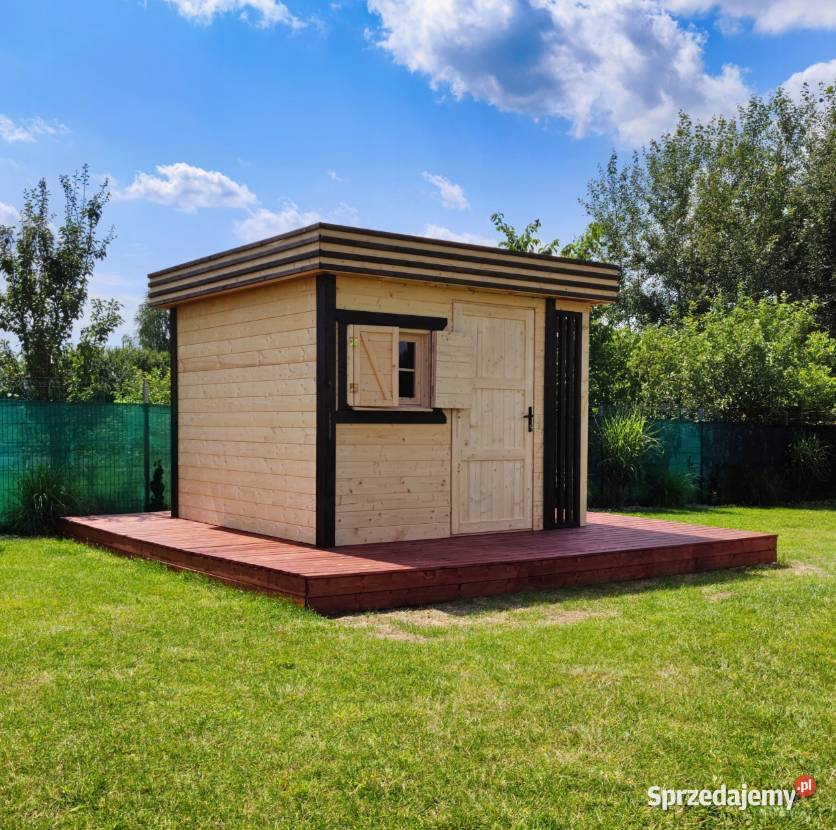 Drewniany Domek Narzędziowy Nowoczesny 3x25 Kniewo