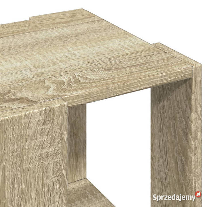 Stolik kawowy dąb sonoma 32x32x30 materiał Stoły Warszawa