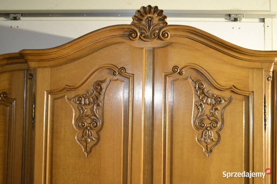 szafa ludwikowska 4 drzwiowa dąb