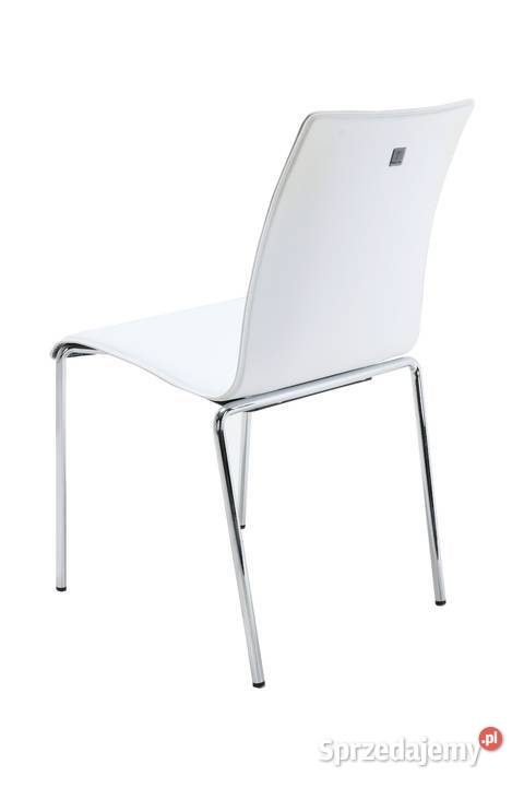 Krzesło do poczekalni białe Leszno