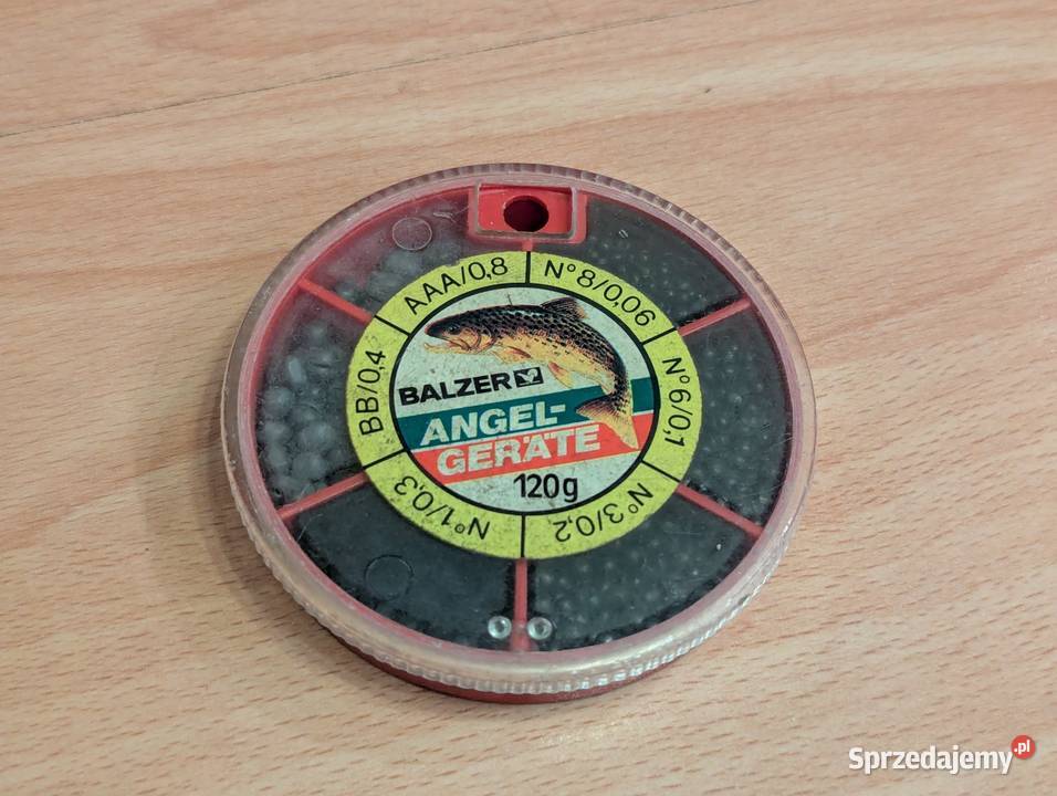 Ciężarki wędkarskie 120g ołów śrut Made in RFN Gdynia