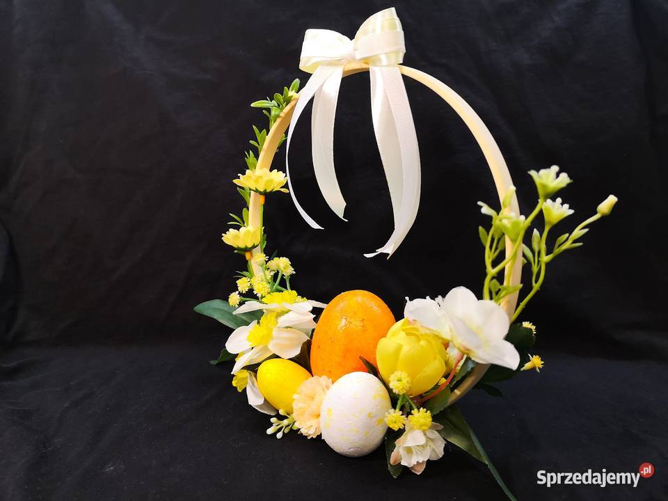 Stroik wielkanocny stojący na kole sprzedam