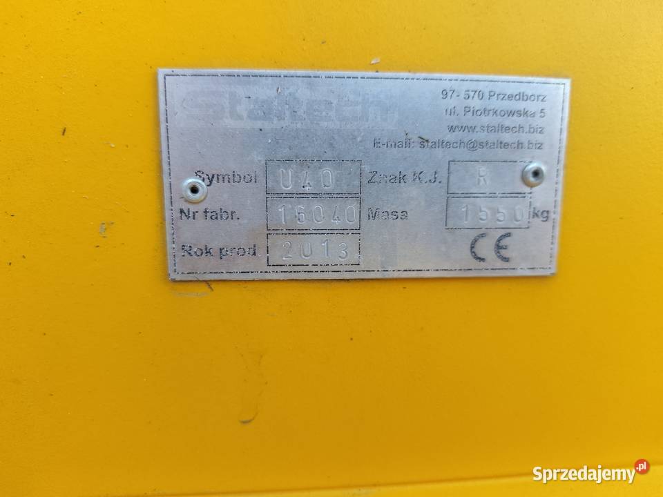 Brona talerzowa staltech 4 m wielkopolskie Dworzyszcze sprzedam