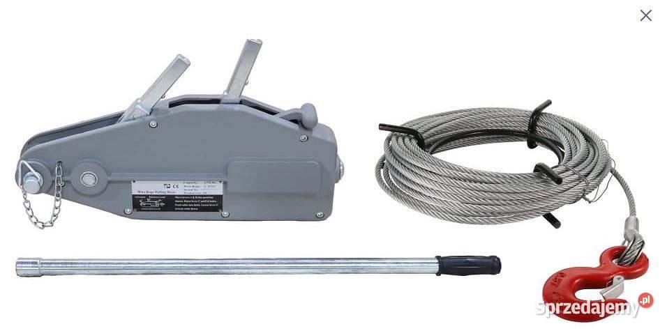 Przeciągarka wciągarka linowa aluminiowa ręczna Zabrze sprzedam