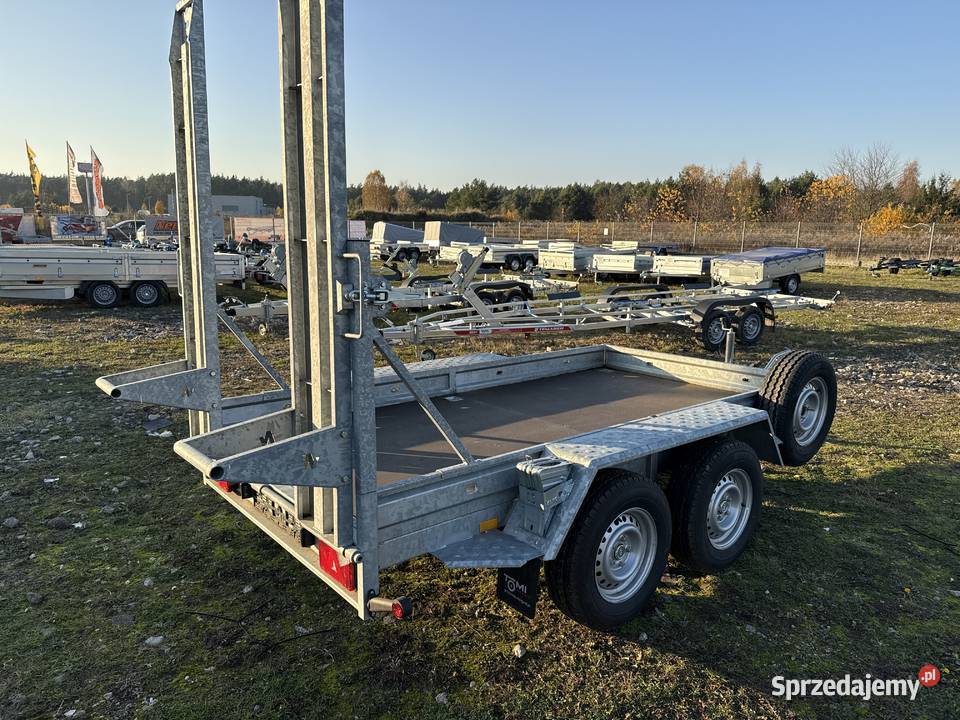 Przyczepa minikoparka BORO NIEWIADÓW 3500DMC Piła sprzedam