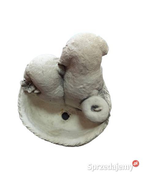 FIGURKA OGRODOWA betonowa rzeźba doniczka z opolskie Nysa