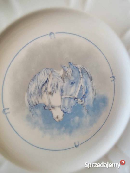 Talerz Dekoracyjny Konie SILESIE Veritable