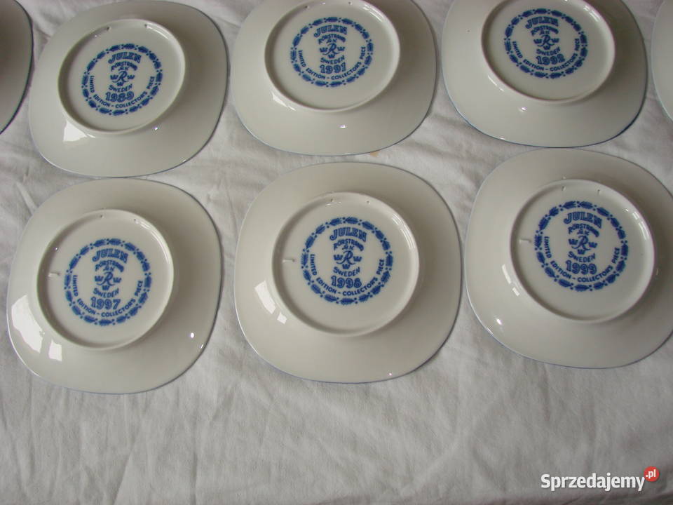 Rorstrand talerze świąteczne Porcelana i szkło Pruszcz Gdański