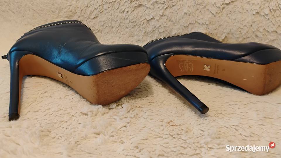 botki na platformie skórzane damskie Grudziądz