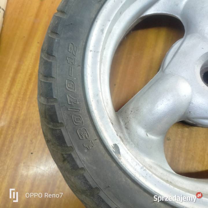 Tylne koło 12 19 frezów skuter 4T Łubno
