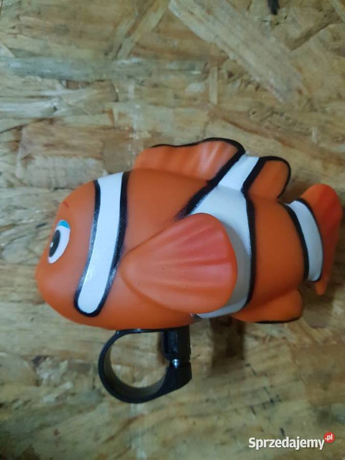 Dzwonek zabawka RYBKA NEMO piszczałka