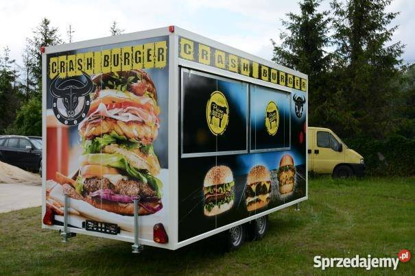 Nowa przyczepa EPINO 25m gastronomiczne Ponin